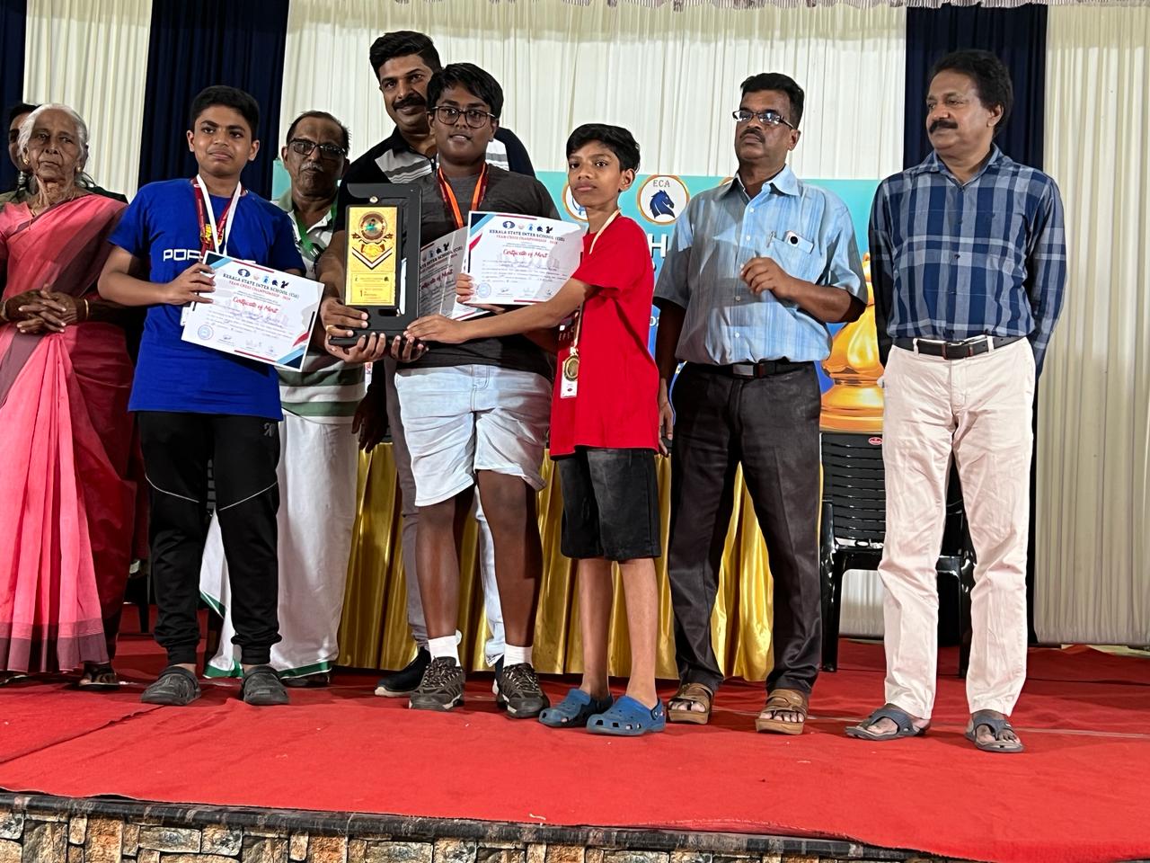 Kerala State Interschool Team Chess Championship 2024